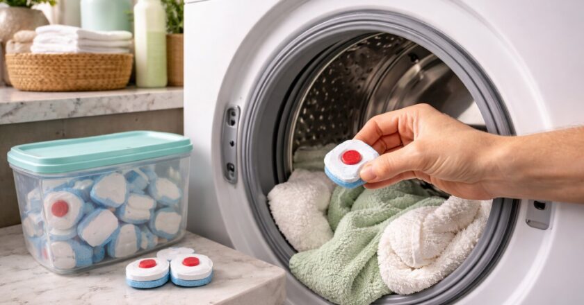 Vaatwastablet in wasmachine als onverwachte schoonmaakhulp